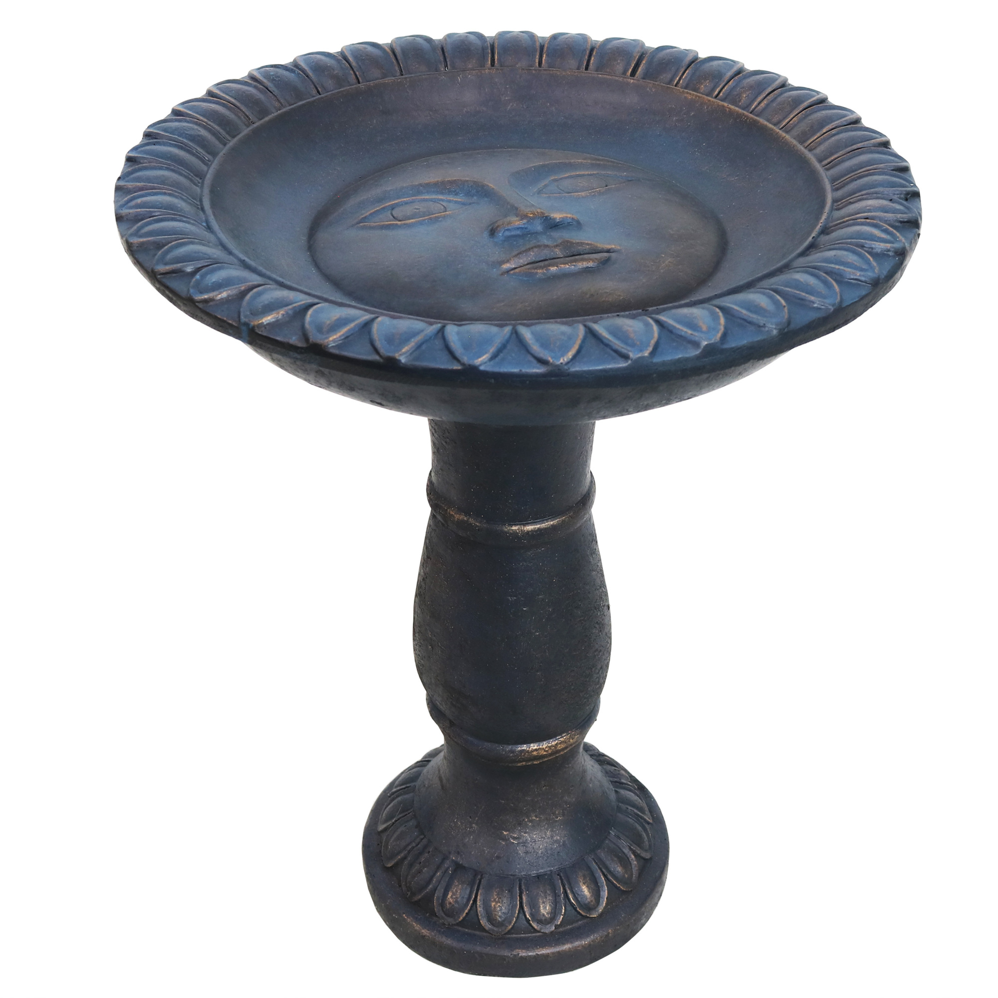 Sunnydaze Decor, Facade du Soleil Concrete Bird Bath - 26in., Model# FWD-495